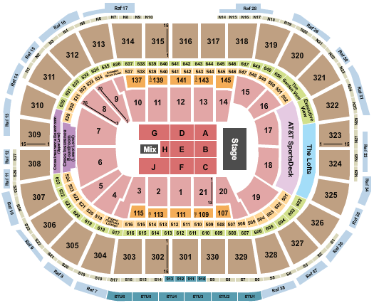 TD Garden TD Garden Seating Chart