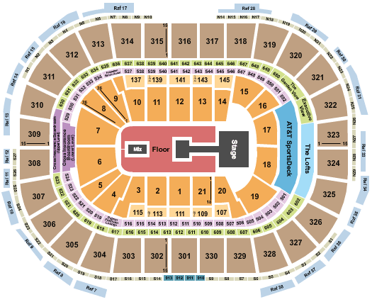 TD Garden TD Garden Seating Chart